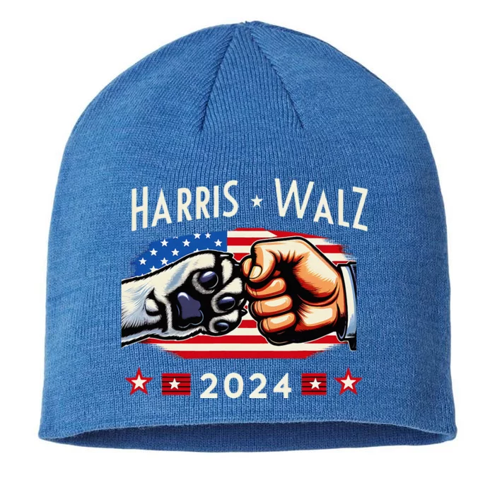 Vintage Dog Ladies Campaign For President Kamala Harris 2024 8 1/2in Sustainable Knit Beanie