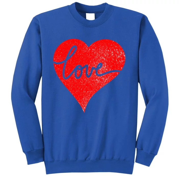 Valentine's Day Love Heart Cute Gift Tall Sweatshirt