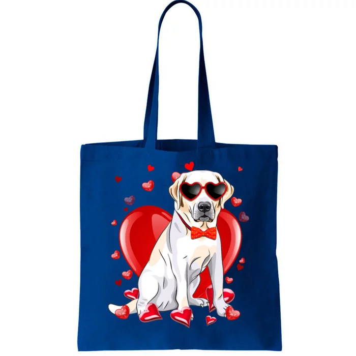 Valentines Day Labrador Retriever Gift Funny Dog Lover Gift Tote Bag