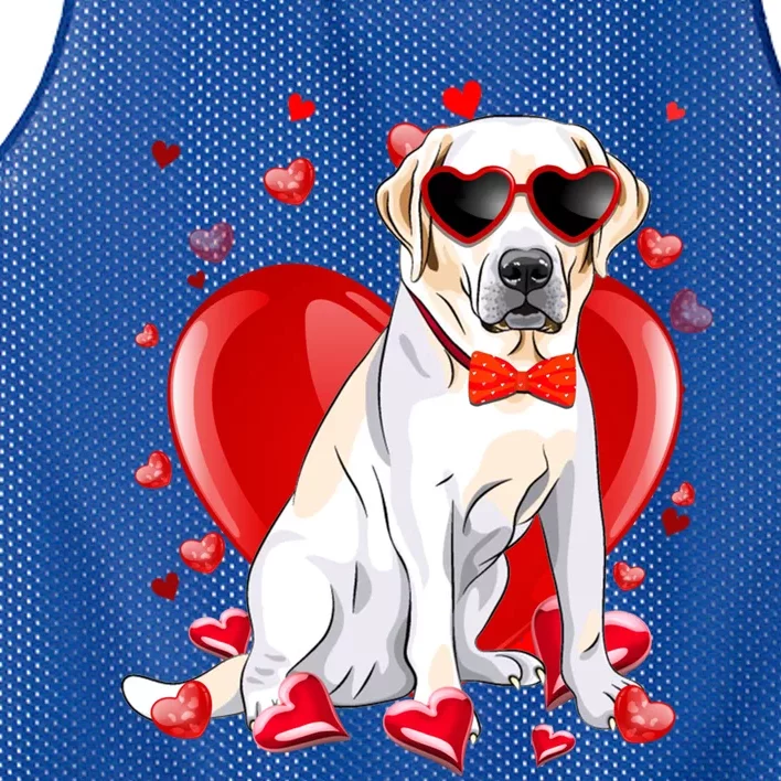 Valentines Day Labrador Retriever Gift Funny Dog Lover Gift Mesh Reversible Basketball Jersey Tank