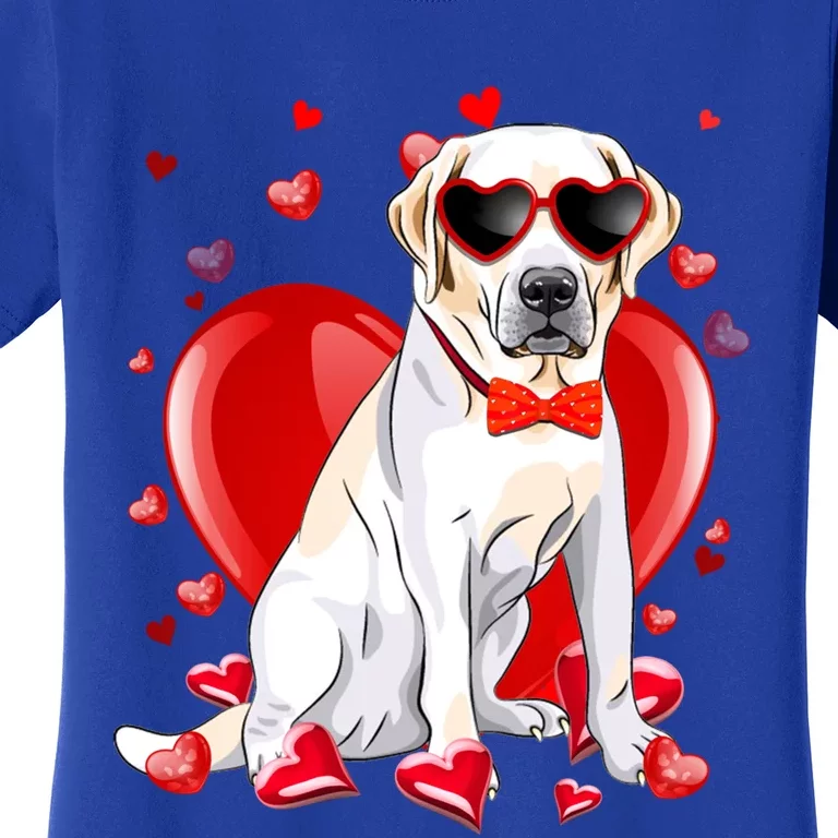 Valentines Day Labrador Retriever Gift Funny Dog Lover Gift Women's T-Shirt