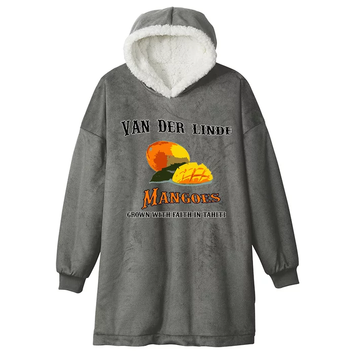 Van Der Linde Mangoes Grow With Faith Funny Gamer Rdr2 Hooded Wearable Blanket