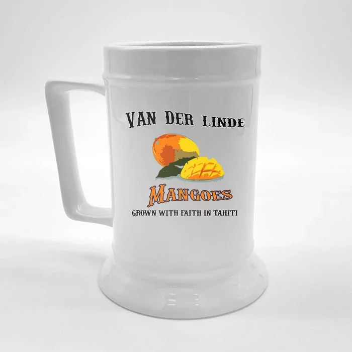 Van Der Linde Mangoes Grow With Faith Funny Gamer Rdr2 Front & Back Beer Stein