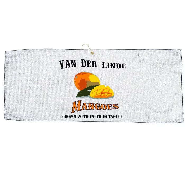 Van Der Linde Mangoes Grow With Faith Funny Gamer Rdr2 Large Microfiber Waffle Golf Towel