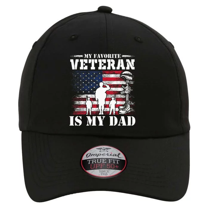 Veterans Day Military My Favorite Veteran Is My Dad Kids The Original Performance Cap