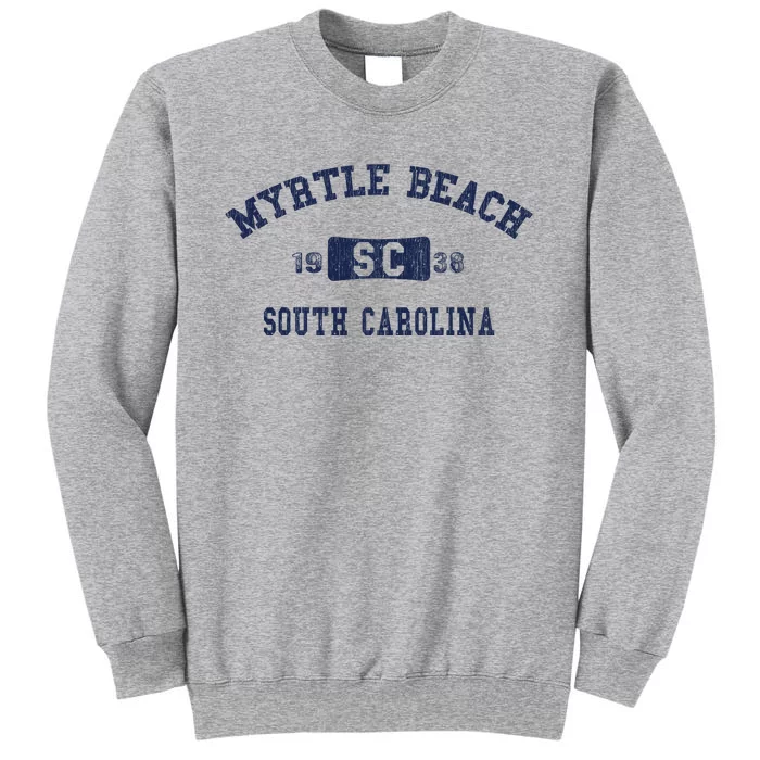 Vintage Distressed Myrtle Beach South Carolina Tall Sweatshirt