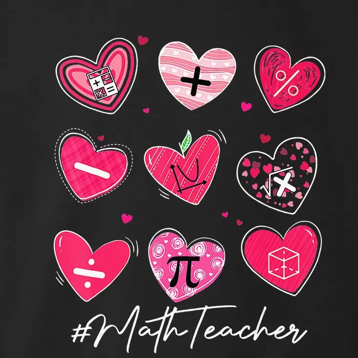 Valentine's Day Math Teacher Pi Math Lover Toddler Hoodie