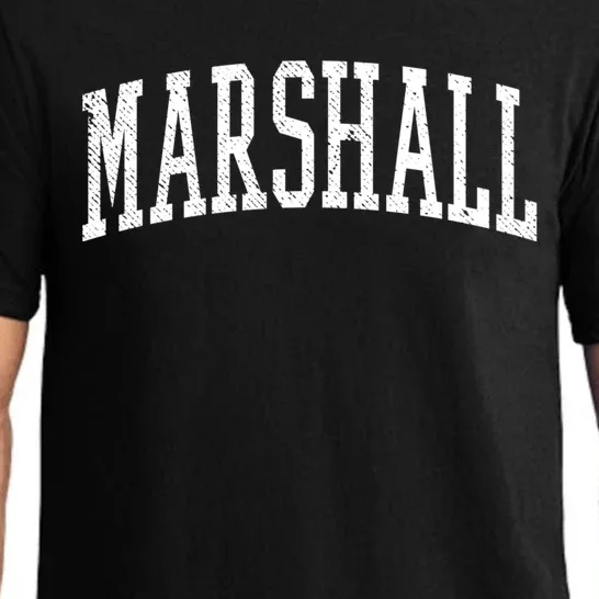 Varsity Distressed Marshall Pajama Set