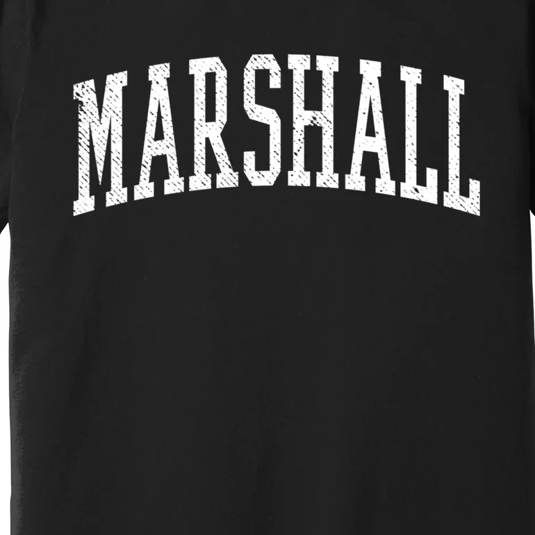 Varsity Distressed Marshall Premium T-Shirt