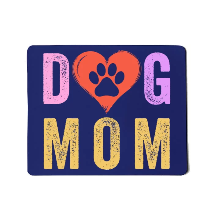 Vintage Dog Mom Happy MotherS Day Dog Mama Dog Loving Mom Puppy Mom Mousepad