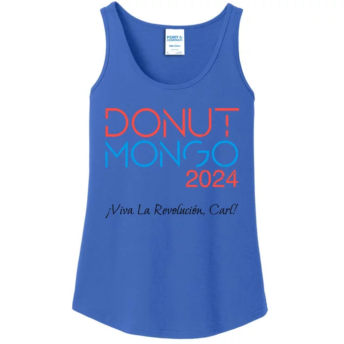 Vintage Donut Mongo 2024 Retro Dungeon Crawler Carl Meme Ladies Essential Tank