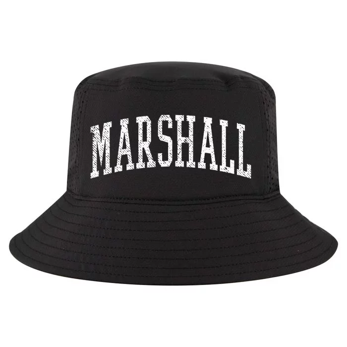 Varsity Distressed Marshall Cool Comfort Performance Bucket Hat