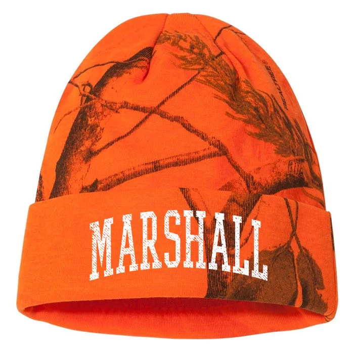 Varsity Distressed Marshall Kati - 12in Camo Beanie