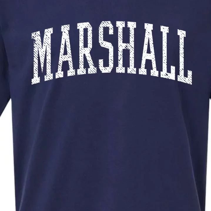 Varsity Distressed Marshall Sueded Cloud Jersey T-Shirt