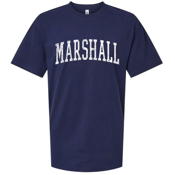 Varsity Distressed Marshall Sueded Cloud Jersey T-Shirt