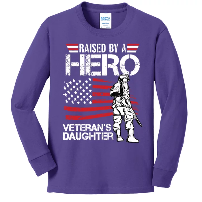 Veteran Daughter Month Of The Military Child Army Kids Long Sleeve Shirt