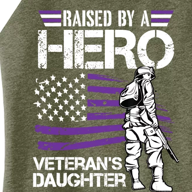 Veteran Daughter Month Of The Military Child Army Women’s Perfect Tri Rocker Tank