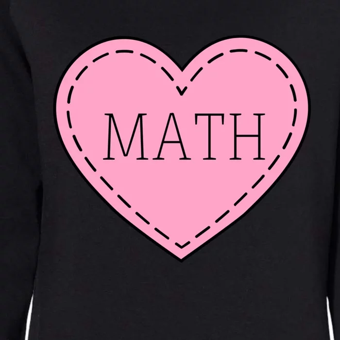 Valentine's Day Math Heart Design Cool Gift Womens California Wash Sweatshirt