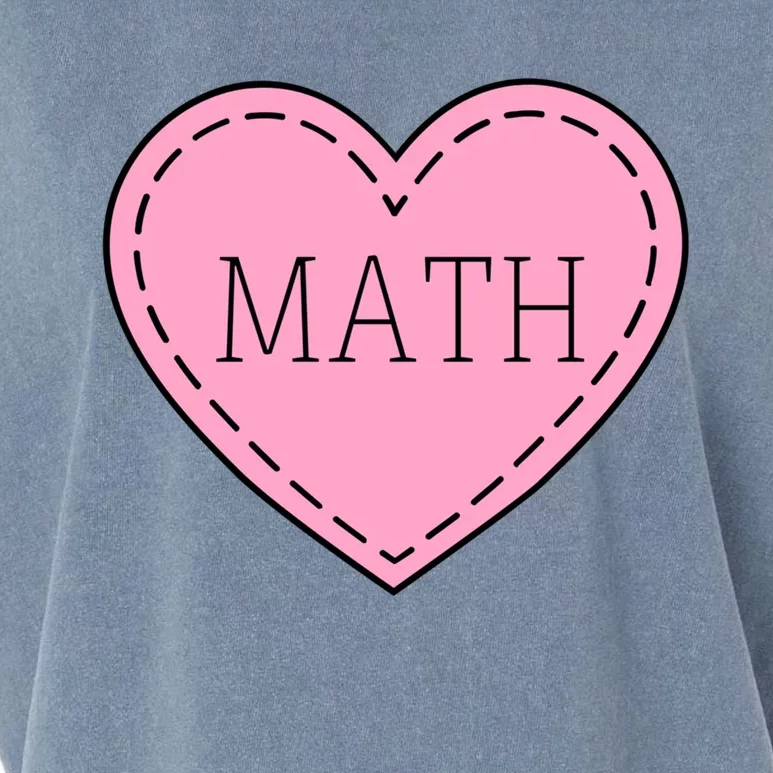 Valentine's Day Math Heart Design Cool Gift Garment-Dyed Women's Muscle Tee