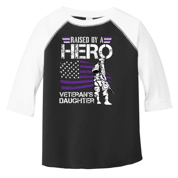 Veteran Daughter Month Of The Military Child Army Toddler Fine Jersey T-Shirt