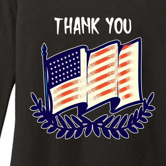 Veterans Day Memorial For Ex Military Service Thank You Gift Womens CVC Long Sleeve Shirt