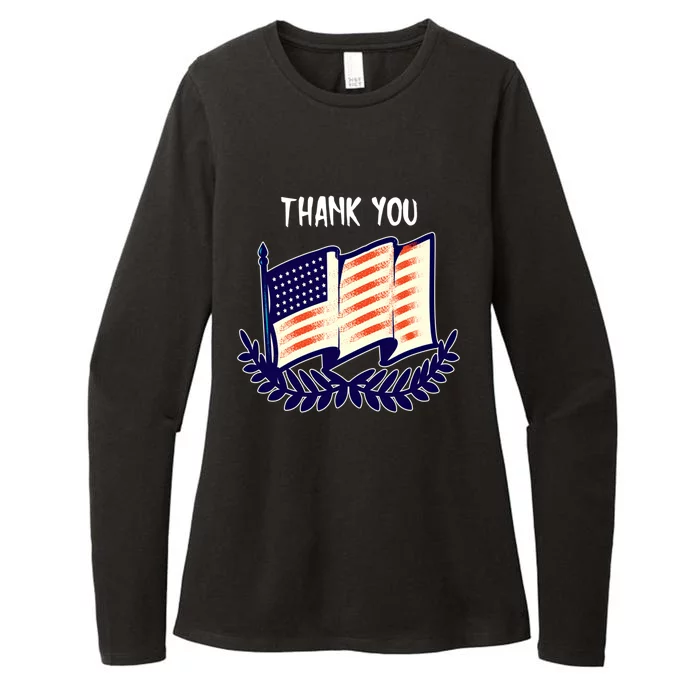 Veterans Day Memorial For Ex Military Service Thank You Gift Womens CVC Long Sleeve Shirt