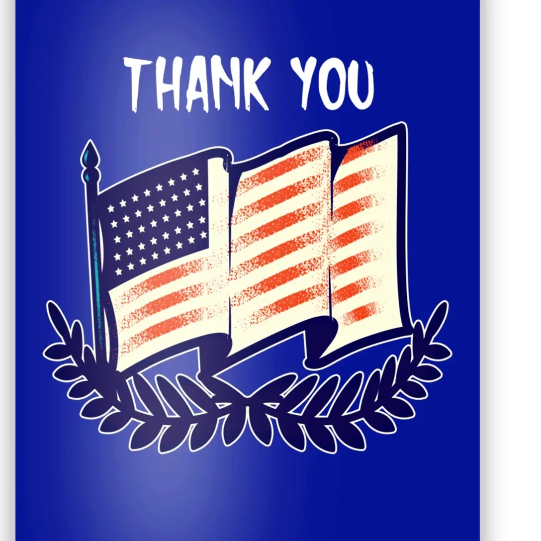 Veterans Day Memorial For Ex Military Service Thank You Gift Poster