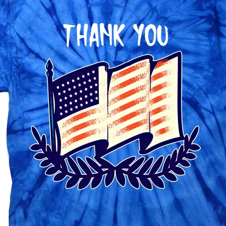 Veterans Day Memorial For Ex Military Service Thank You Gift Tie-Dye T-Shirt