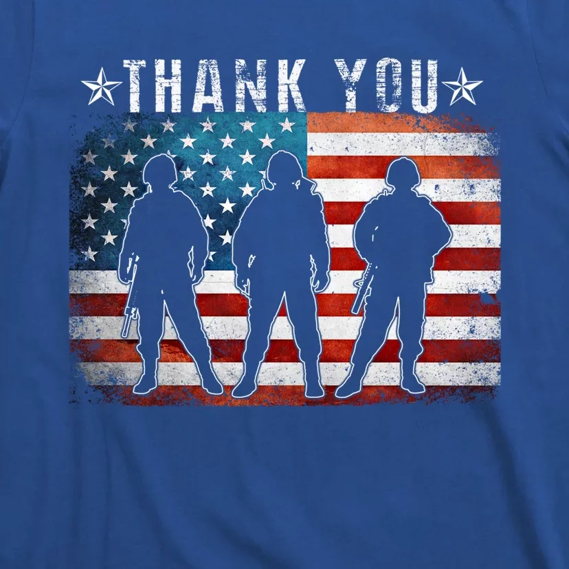 Veterans Day Memorial Gift Thank You Gift Proud Patriotic Cool Gift T-Shirt