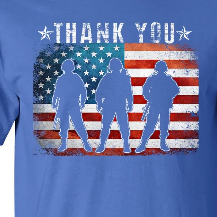 Veterans Day Memorial Gift Thank You Gift Proud Patriotic Cool Gift Tall T-Shirt