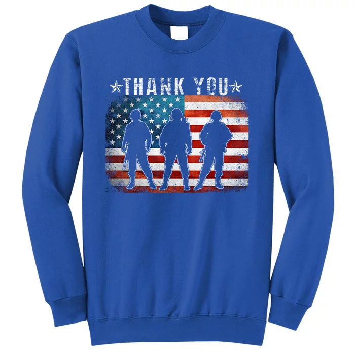 Veterans Day Memorial Gift Thank You Gift Proud Patriotic Cool Gift Tall Sweatshirt