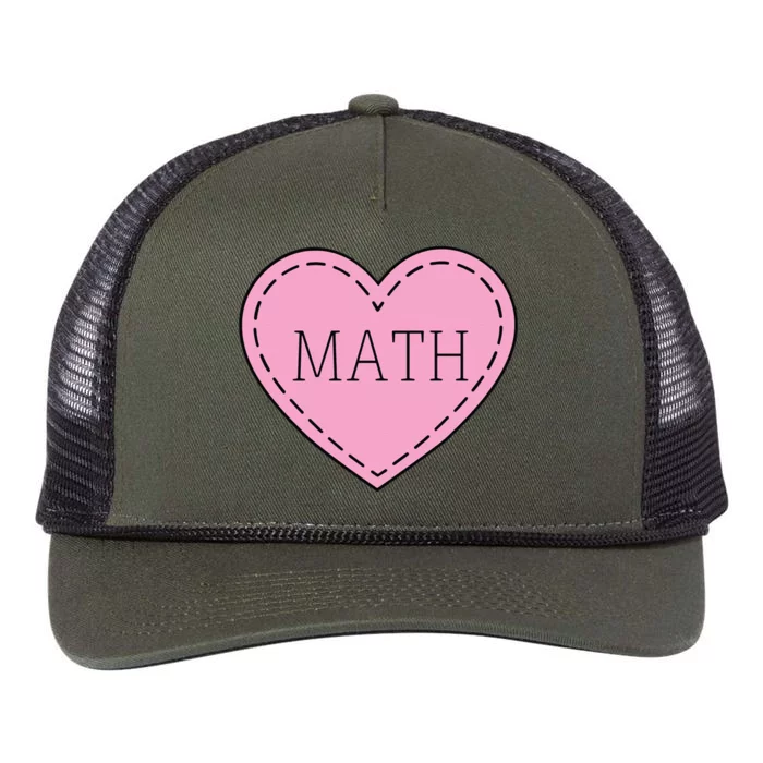 Valentine's Day Math Heart Design Retro Rope Trucker Hat Cap