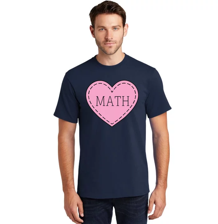 Valentine's Day Math Heart Design Tall T-Shirt