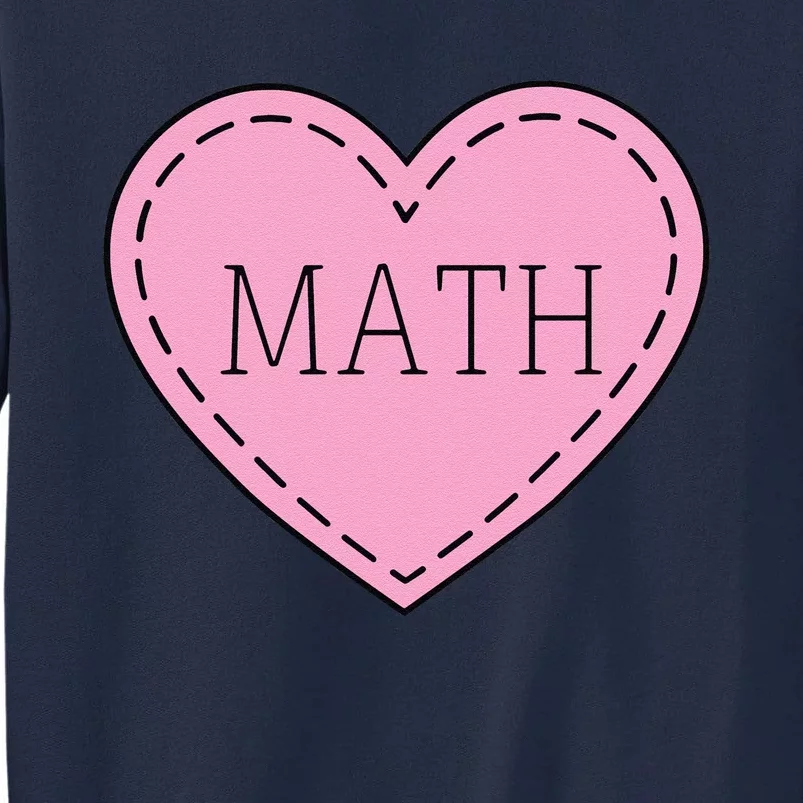 Valentine's Day Math Heart Design Tall Sweatshirt