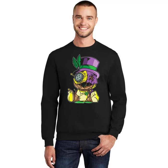 Voodoo Doll Mardi Gras New Orleans Louisiana Parade Sweatshirt