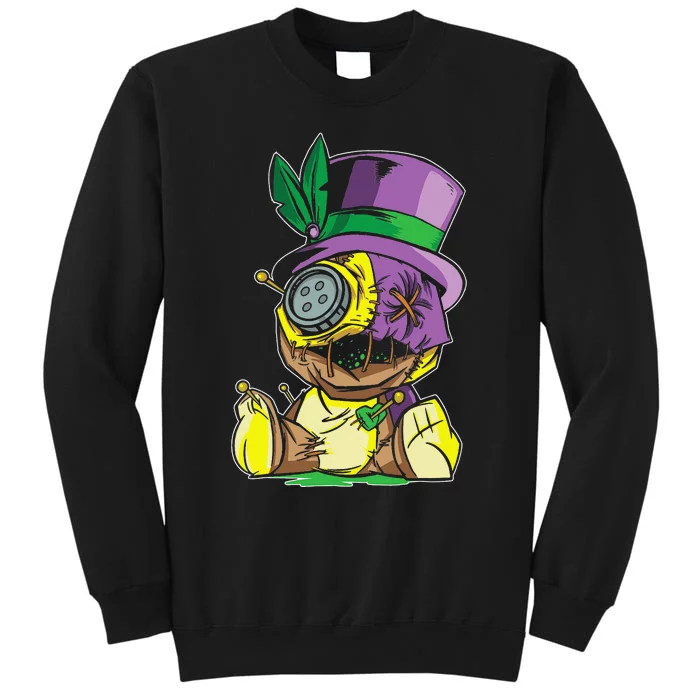 Voodoo Doll Mardi Gras New Orleans Louisiana Parade Sweatshirt