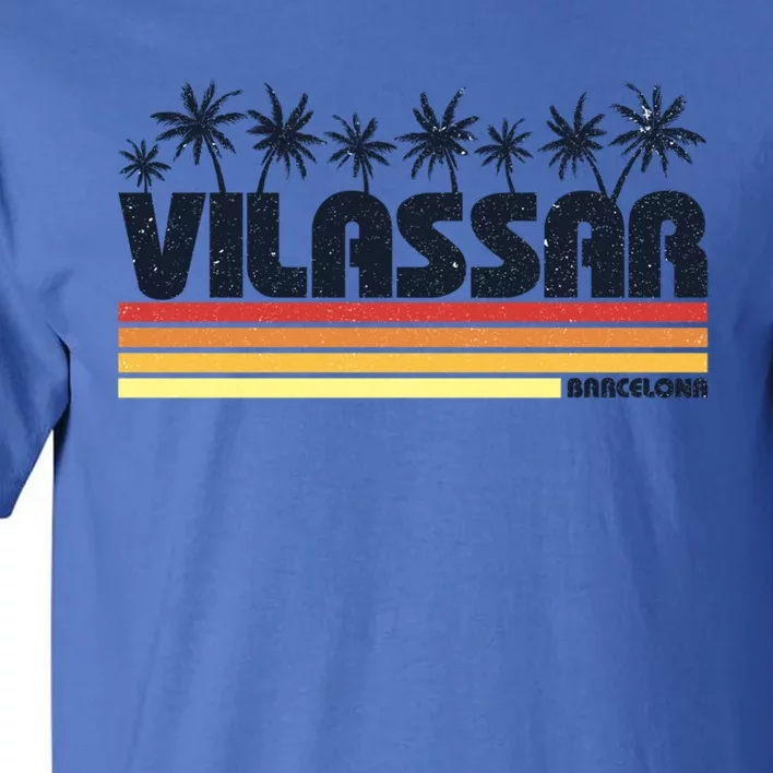 Vilassar De Mar Barcelona Retro Tourism Gift Tall T-Shirt