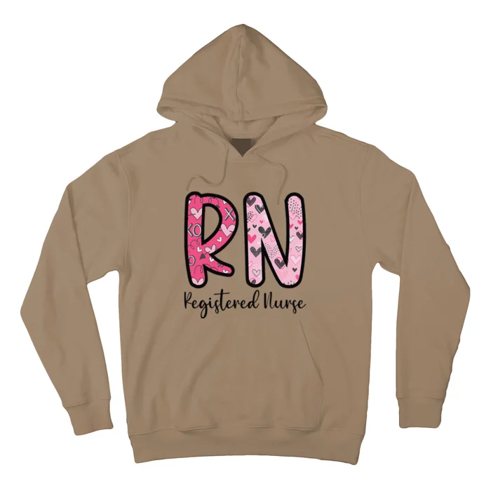 Valentines Day Nurse Cute Rn Medical Job Registered Nurse Hoodie