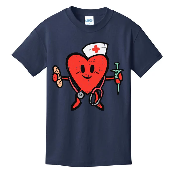 Valentines Day Nurse Heart Cute Nursing Scrub Top RN Wo Kids T-Shirt