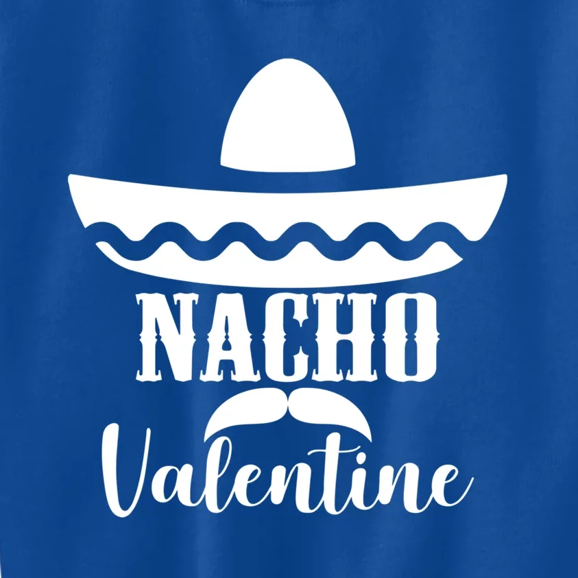 Valentines Day Nacho Love Heart Funny Pink Red Graphic Tee Gift Kids Sweatshirt