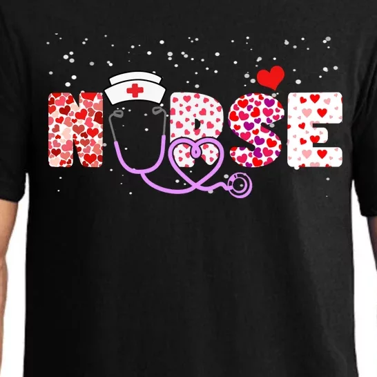 Valentines Day Nurse Logo Pajama Set