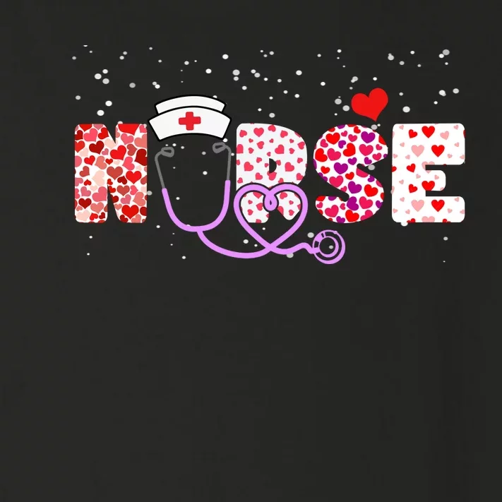 Valentines Day Nurse Logo Toddler Long Sleeve Shirt