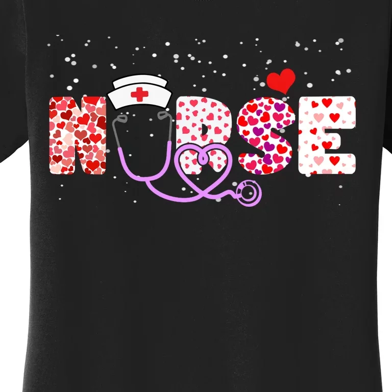 Valentines Day Nurse Logo Women's T-Shirt