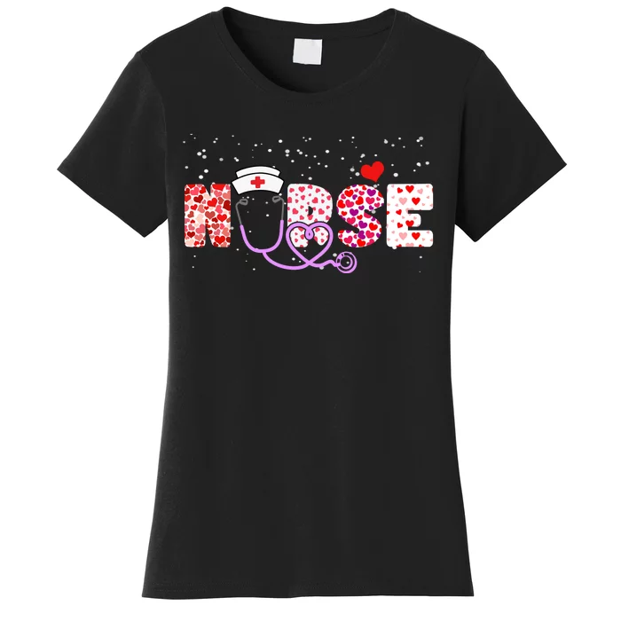 Valentines Day Nurse Logo Women's T-Shirt