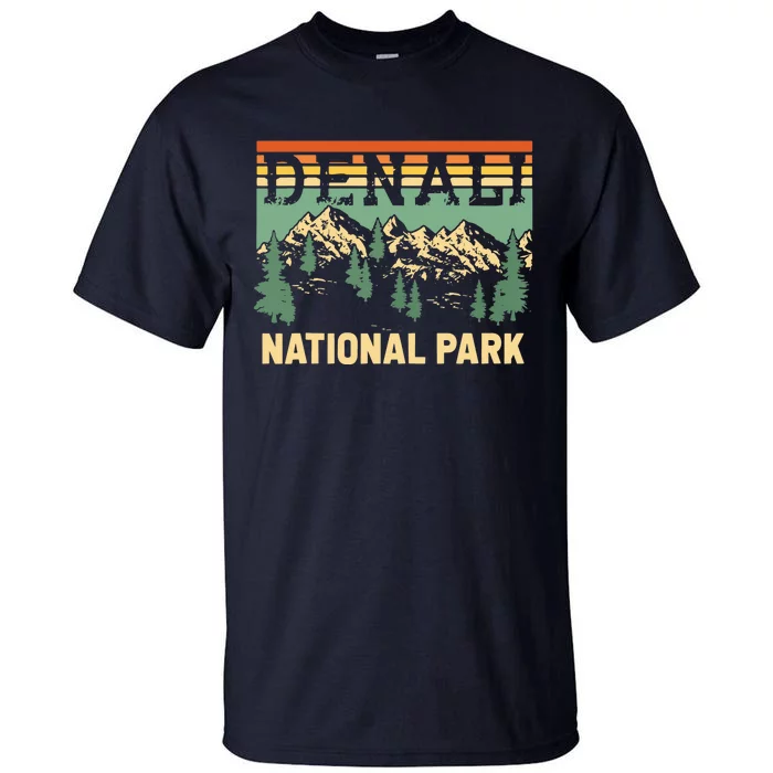 Vintage Denali National Park Denali Park Alaska Tall T-Shirt