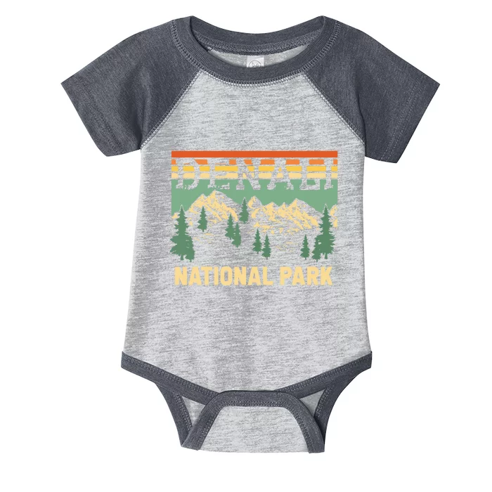 Vintage Denali National Park Denali Park Alaska Infant Baby Jersey Bodysuit