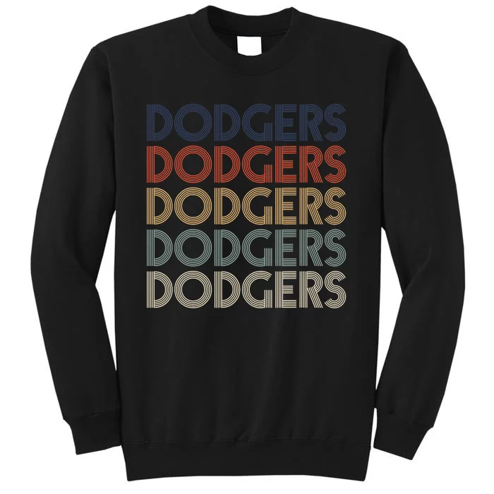 Vintage Dodgers Name Personalized Retro Gift Men Women Sweatshirt