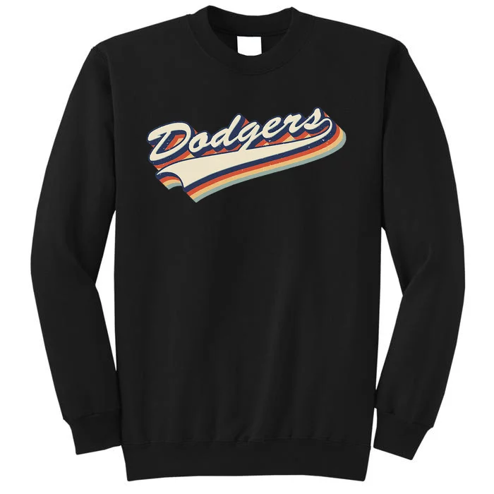 Vintage Dodgers Name Retro Style 70s 80s 90s Gift Women Sweatshirt