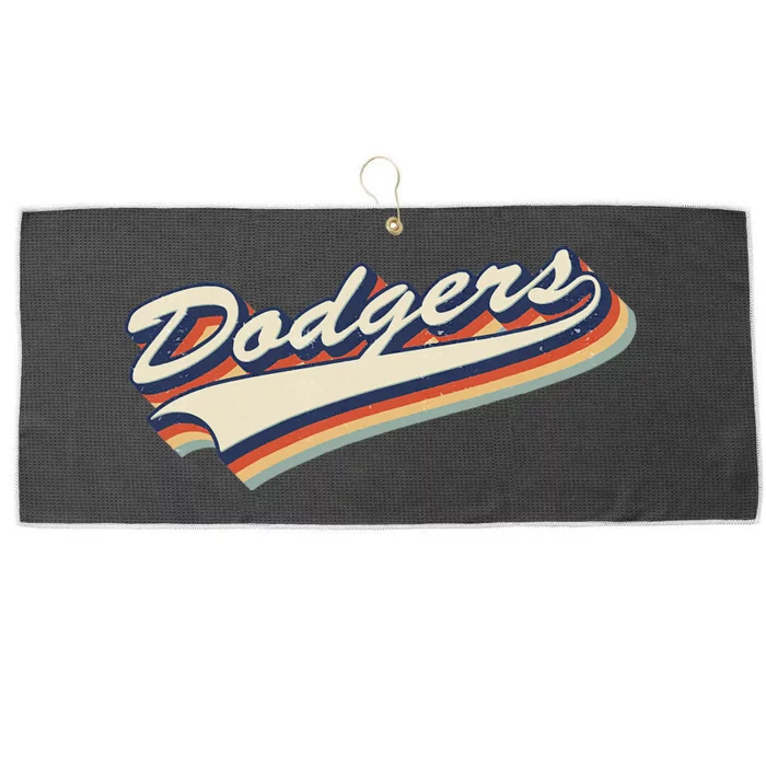 Vintage Dodgers Name Retro Style 70s 80s 90s Gift Women Large Microfiber Waffle Golf Towel