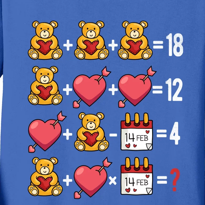 Valentines Day Order Of Operations Valentines Math Teacher Gift Kids Long Sleeve Shirt